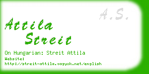 attila streit business card